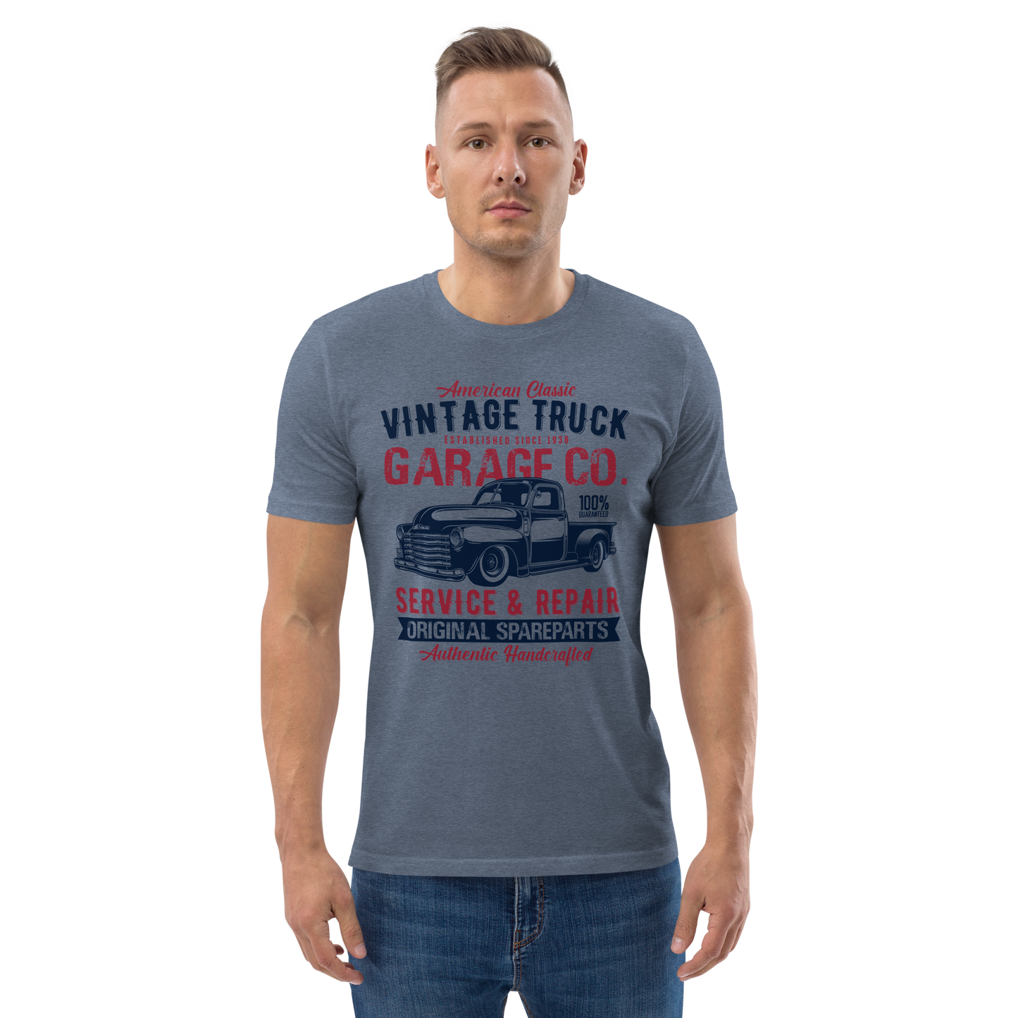 VINTAGE TRUCK Unisex organic cotton t-shirt