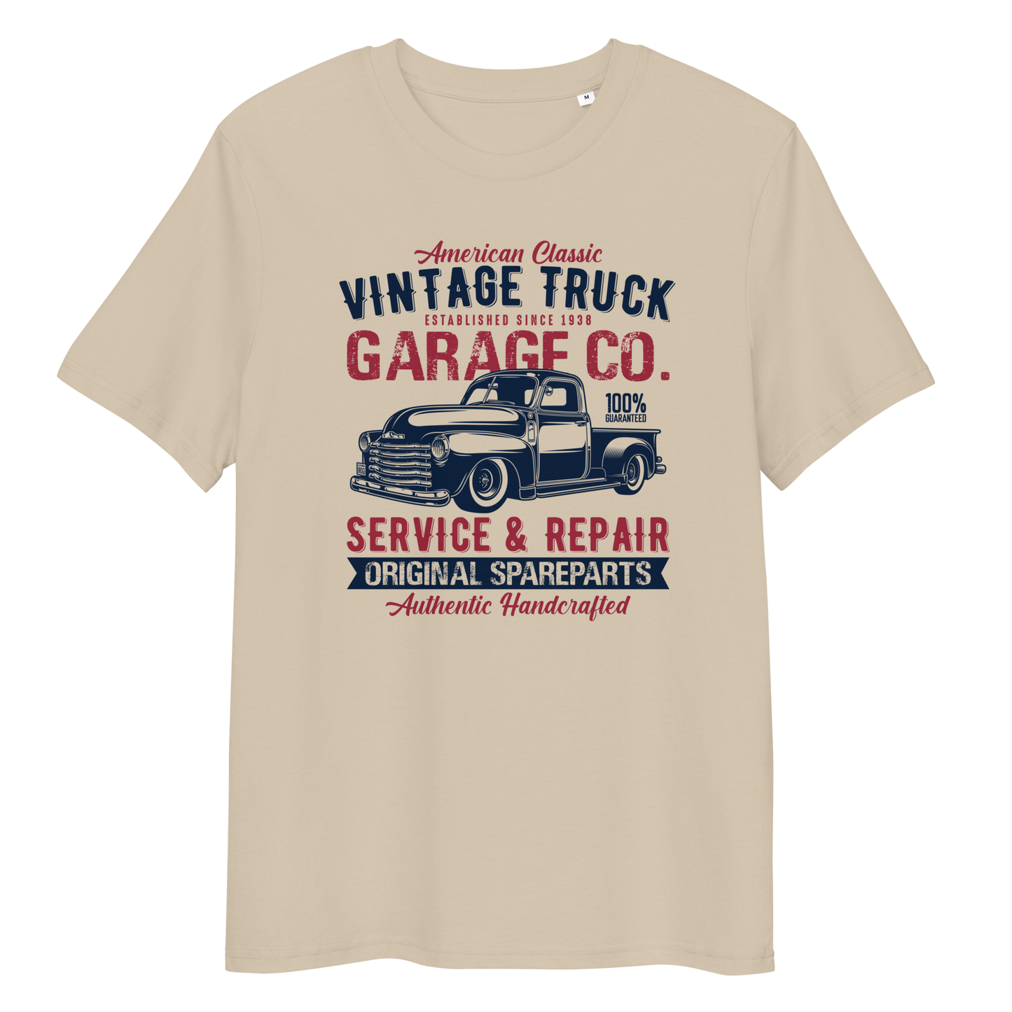 VINTAGE TRUCK Unisex organic cotton t-shirt