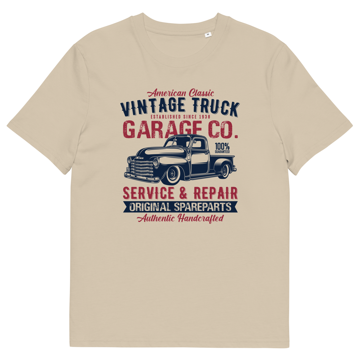 VINTAGE TRUCK Unisex organic cotton t-shirt