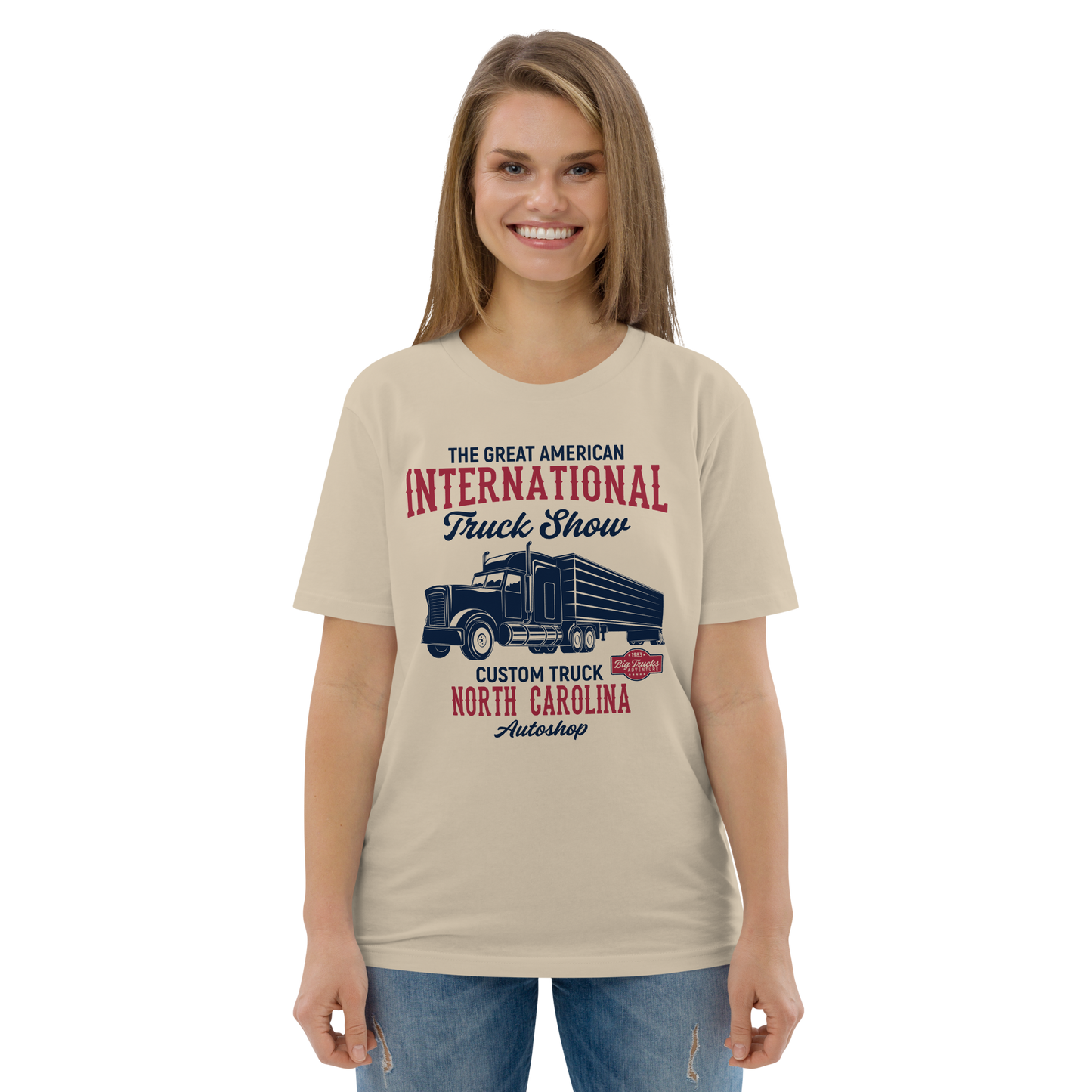 INTERNATIONAL TRUCK SHOW Unisex organic cotton t-shirt