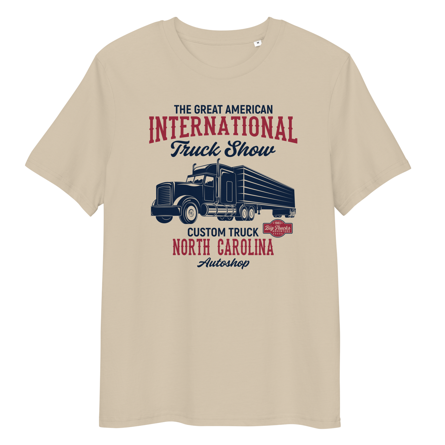 INTERNATIONAL TRUCK SHOW Unisex organic cotton t-shirt