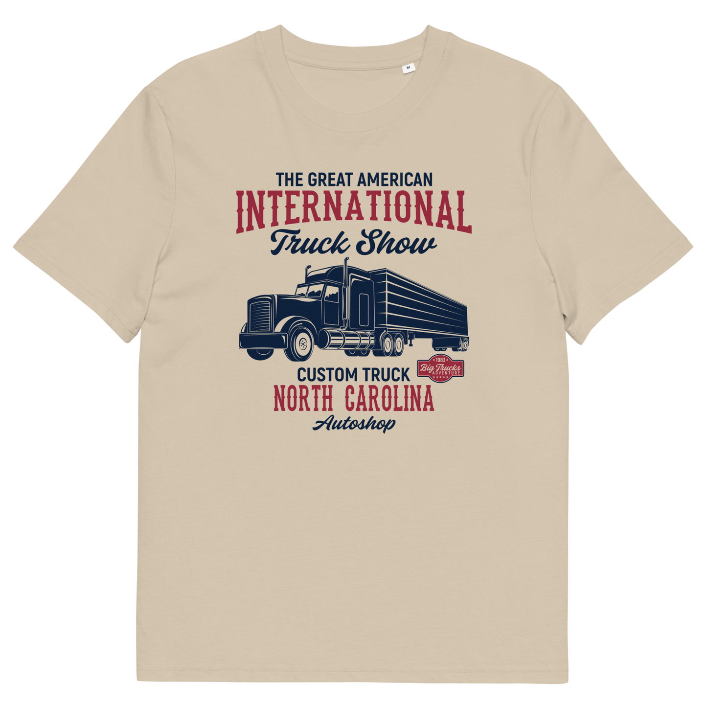INTERNATIONAL TRUCK SHOW Unisex organic cotton t-shirt