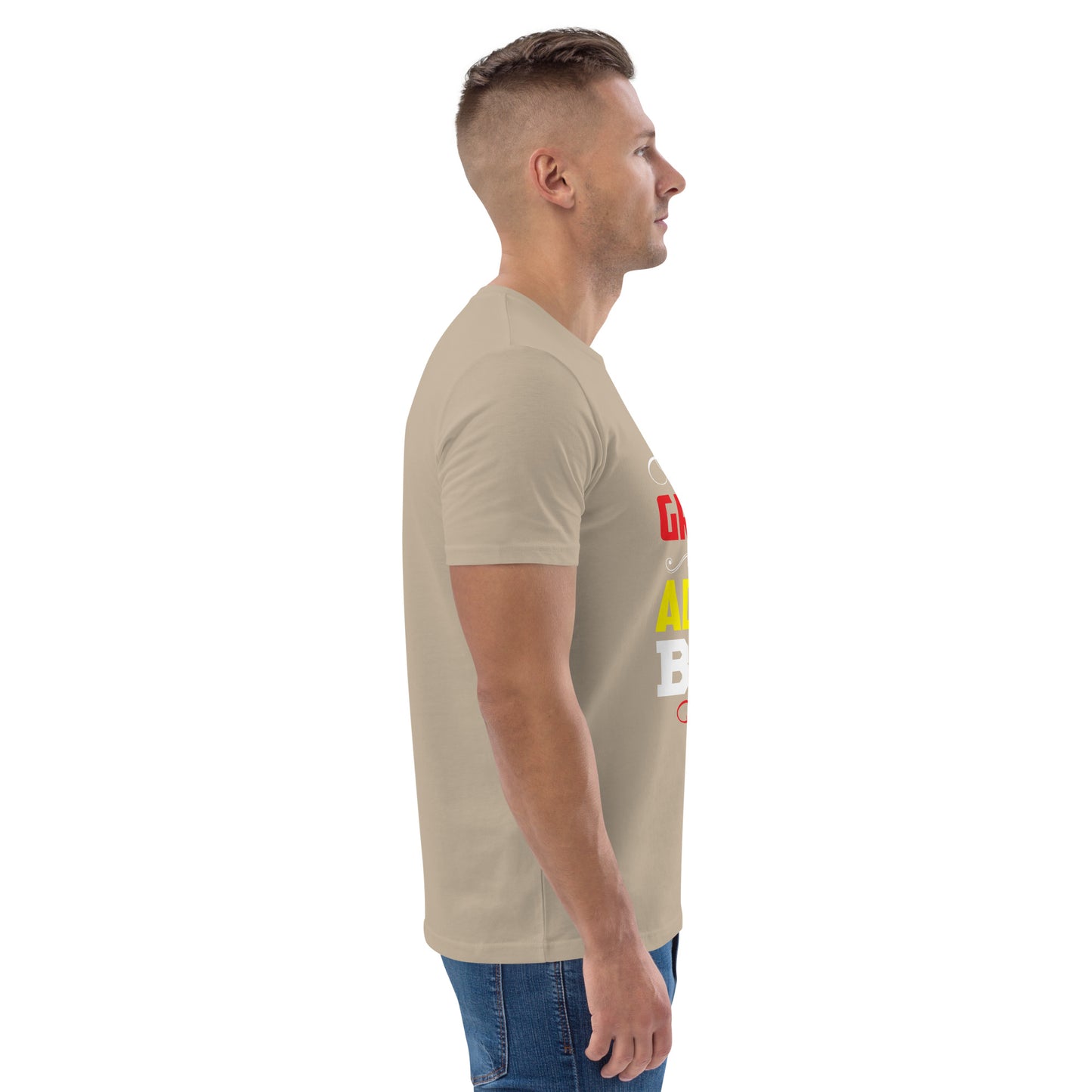 ADVENTURE BEGINS Unisex organic cotton t-shirt