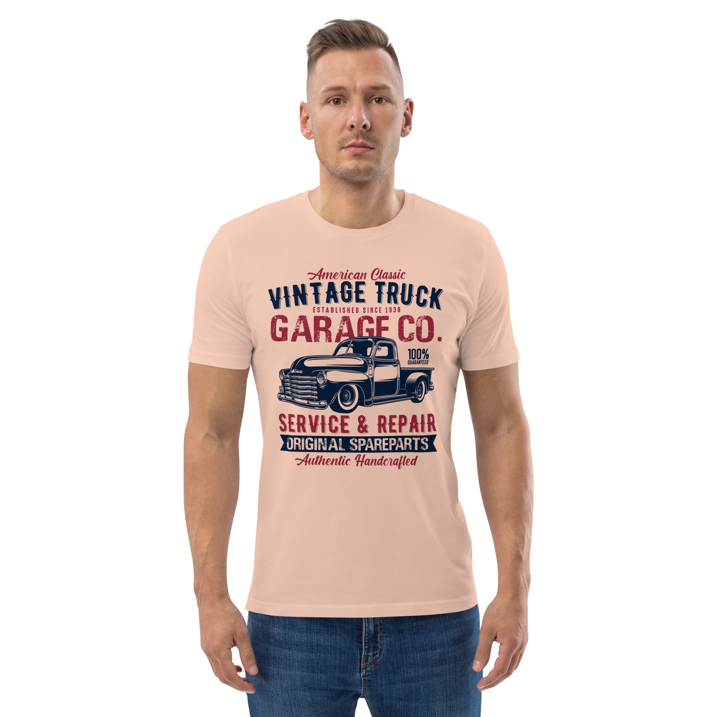 VINTAGE TRUCK Unisex organic cotton t-shirt
