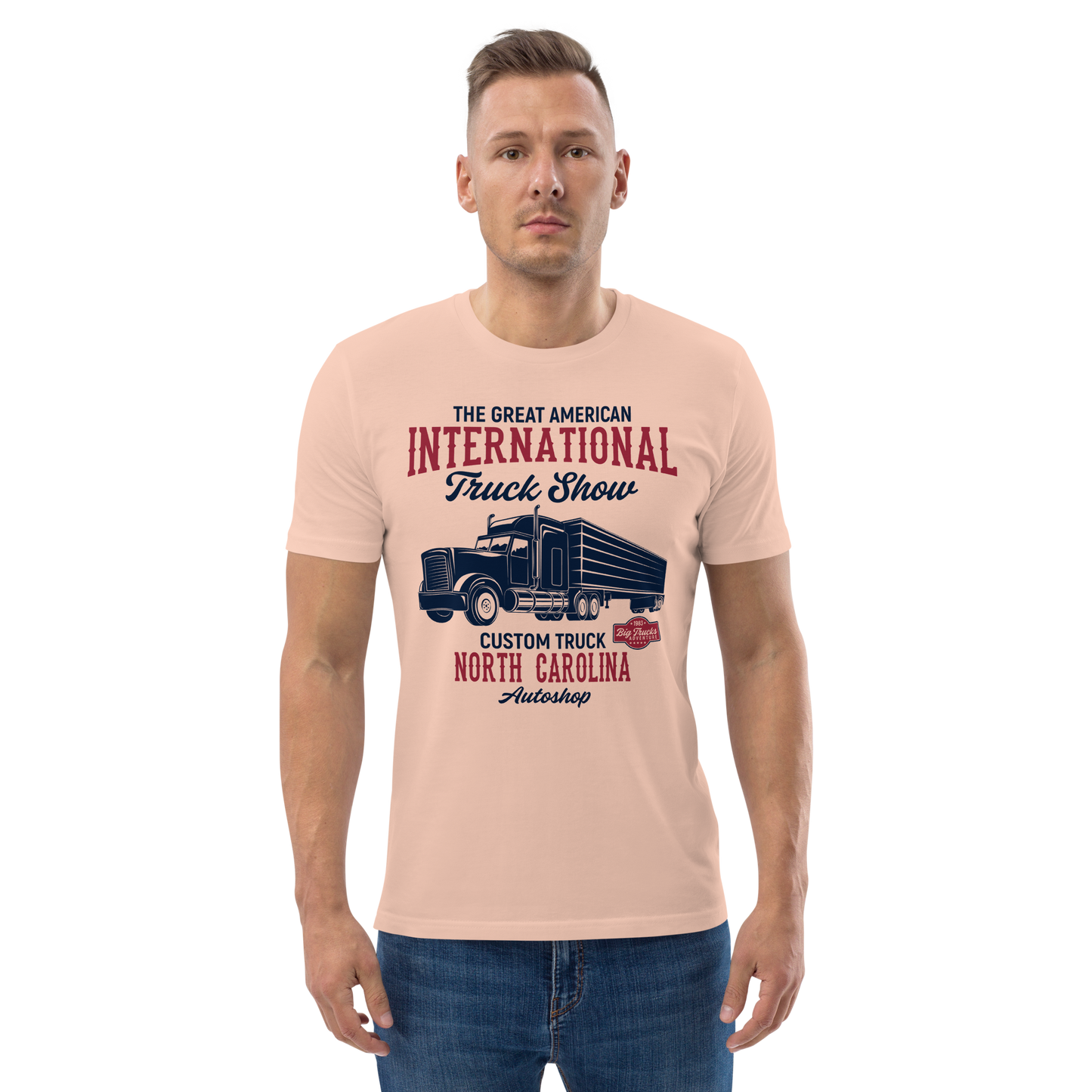 INTERNATIONAL TRUCK SHOW Unisex organic cotton t-shirt