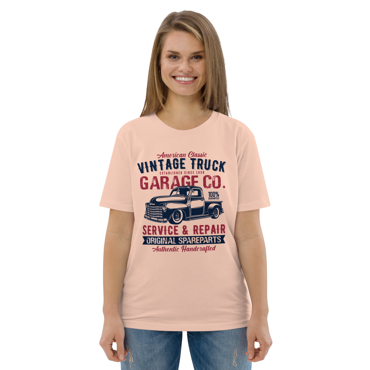 VINTAGE TRUCK Unisex organic cotton t-shirt