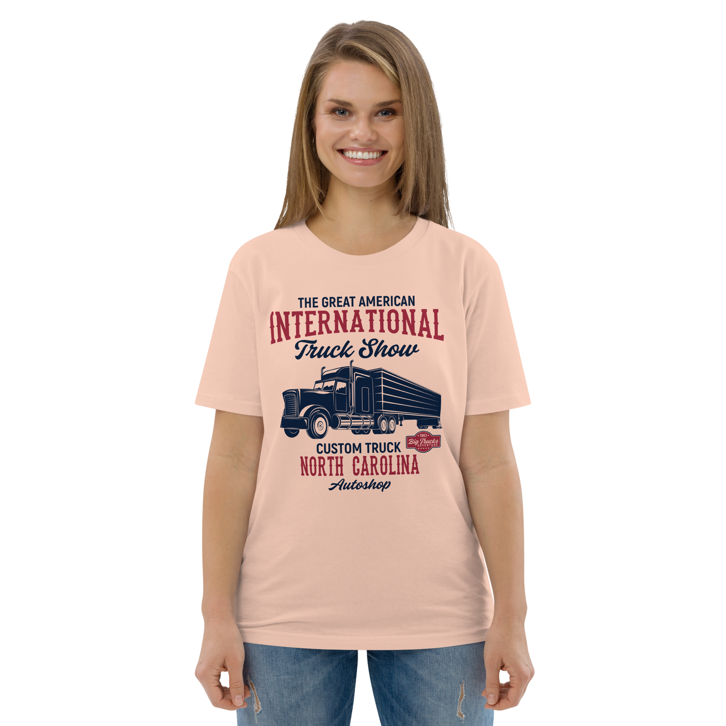INTERNATIONAL TRUCK SHOW Unisex organic cotton t-shirt