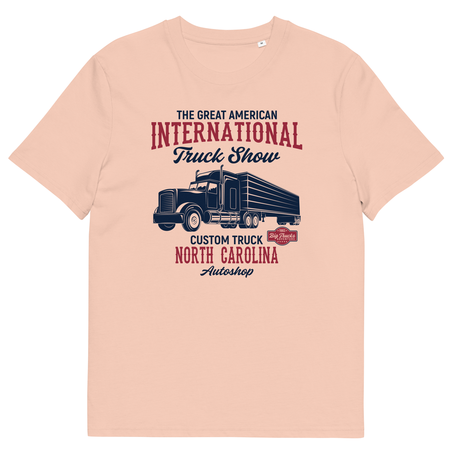 INTERNATIONAL TRUCK SHOW Unisex organic cotton t-shirt