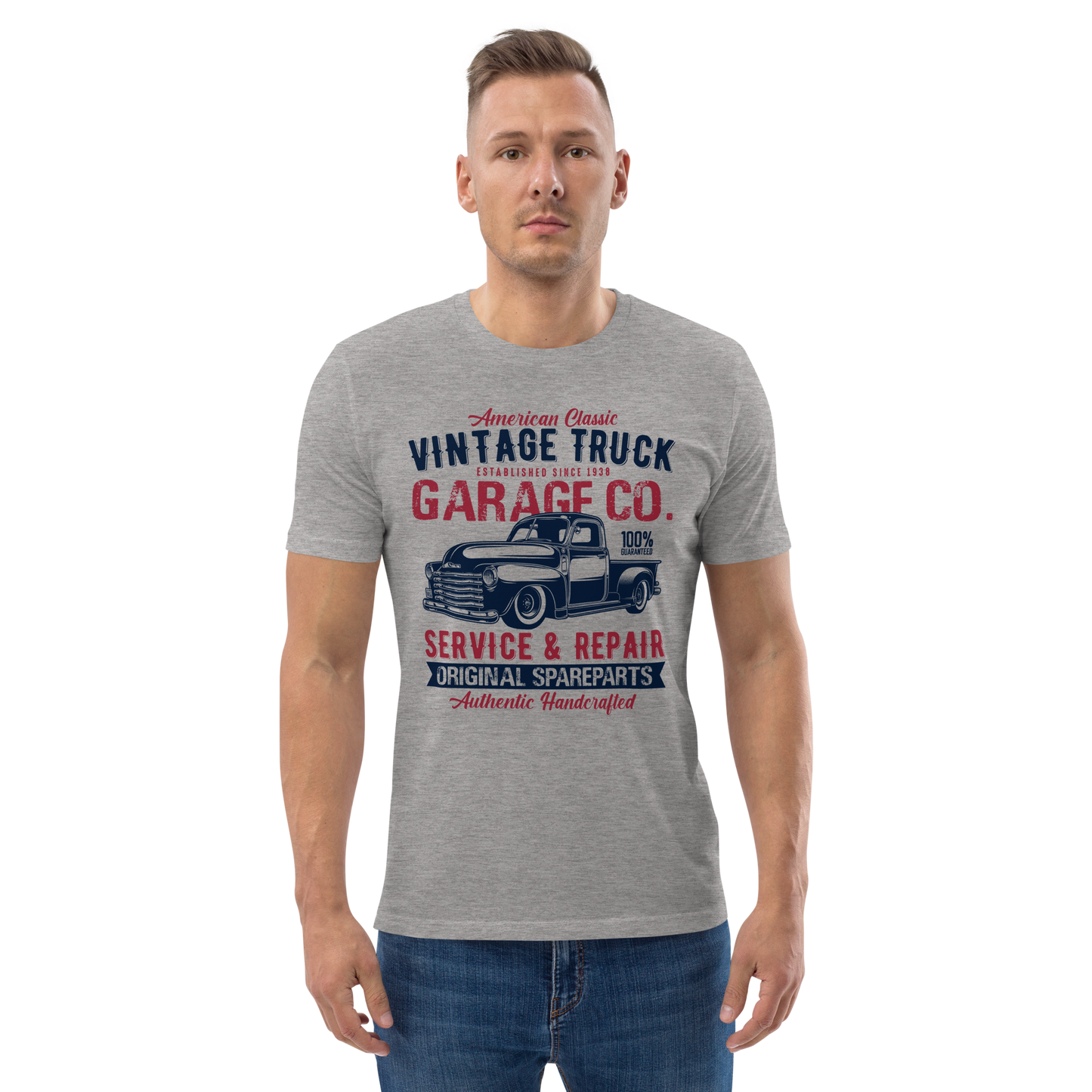 VINTAGE TRUCK Unisex organic cotton t-shirt