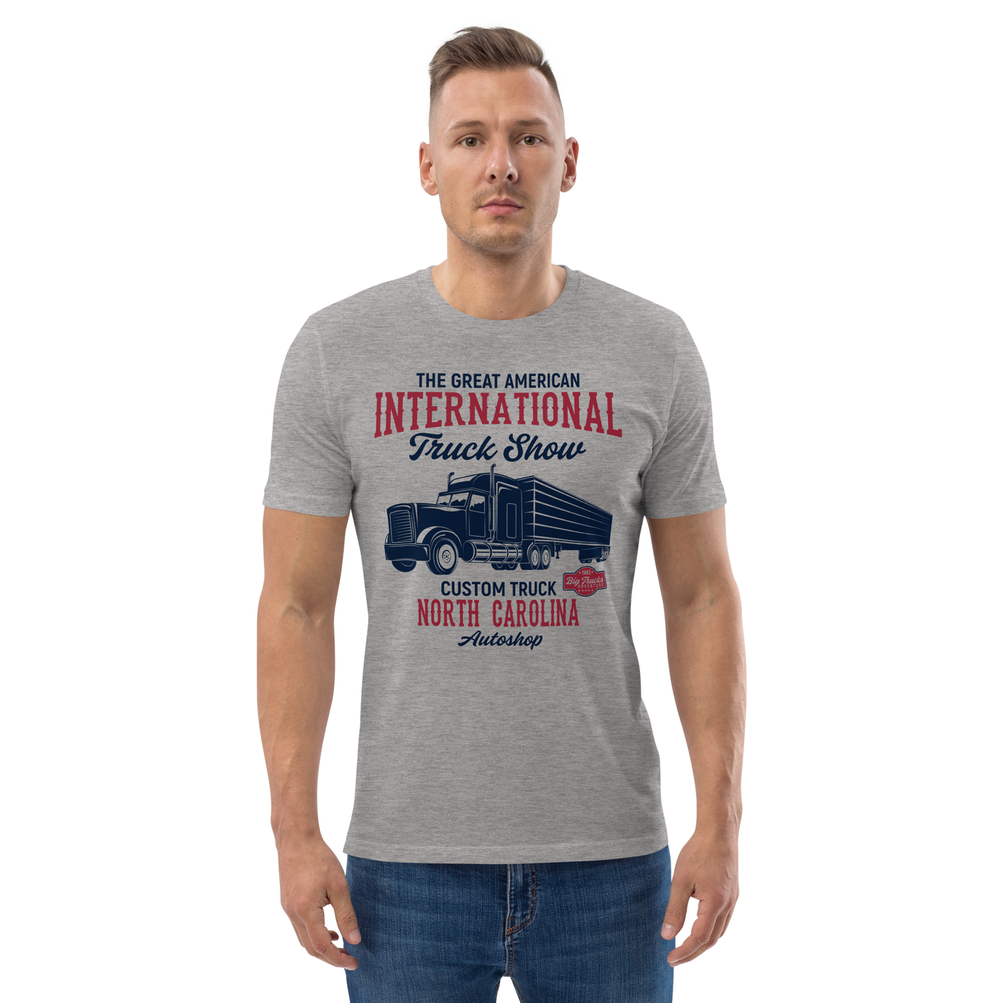 INTERNATIONAL TRUCK SHOW Unisex organic cotton t-shirt