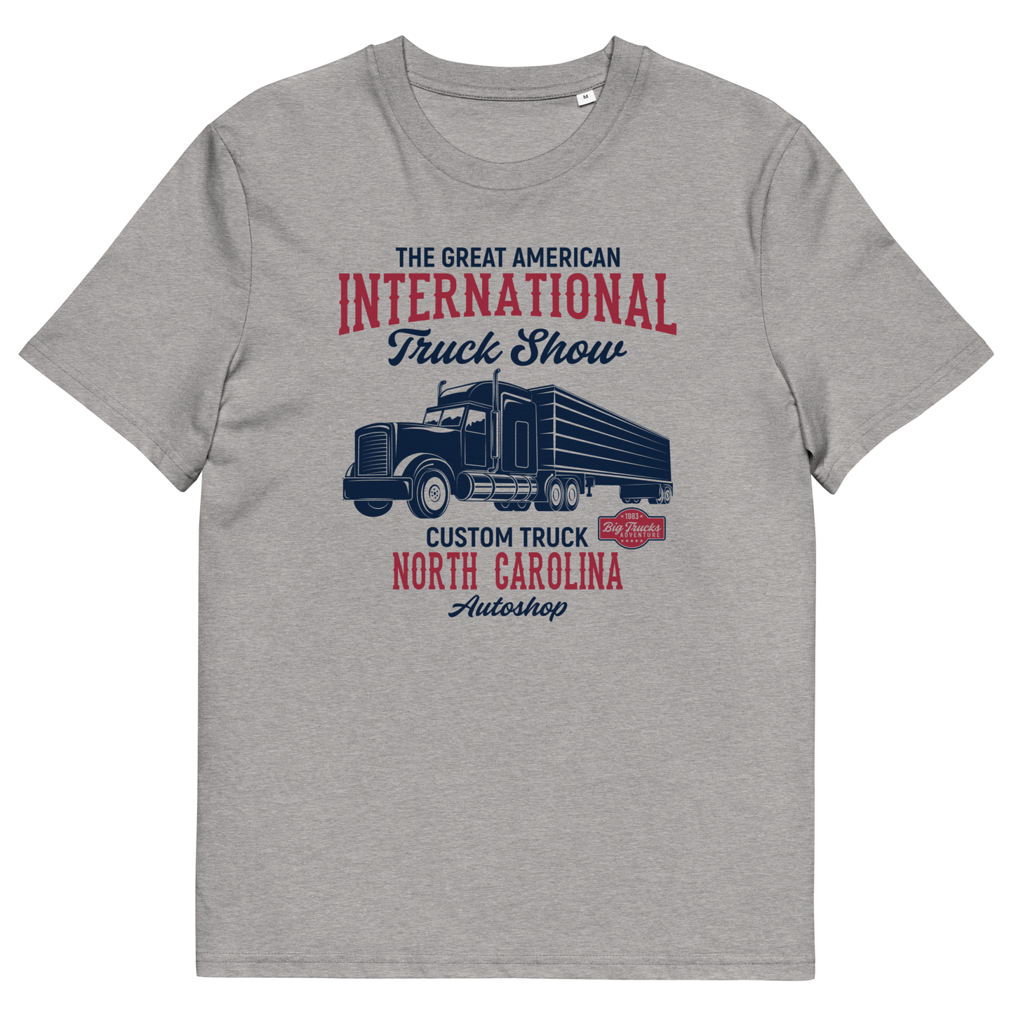 INTERNATIONAL TRUCK SHOW Unisex organic cotton t-shirt