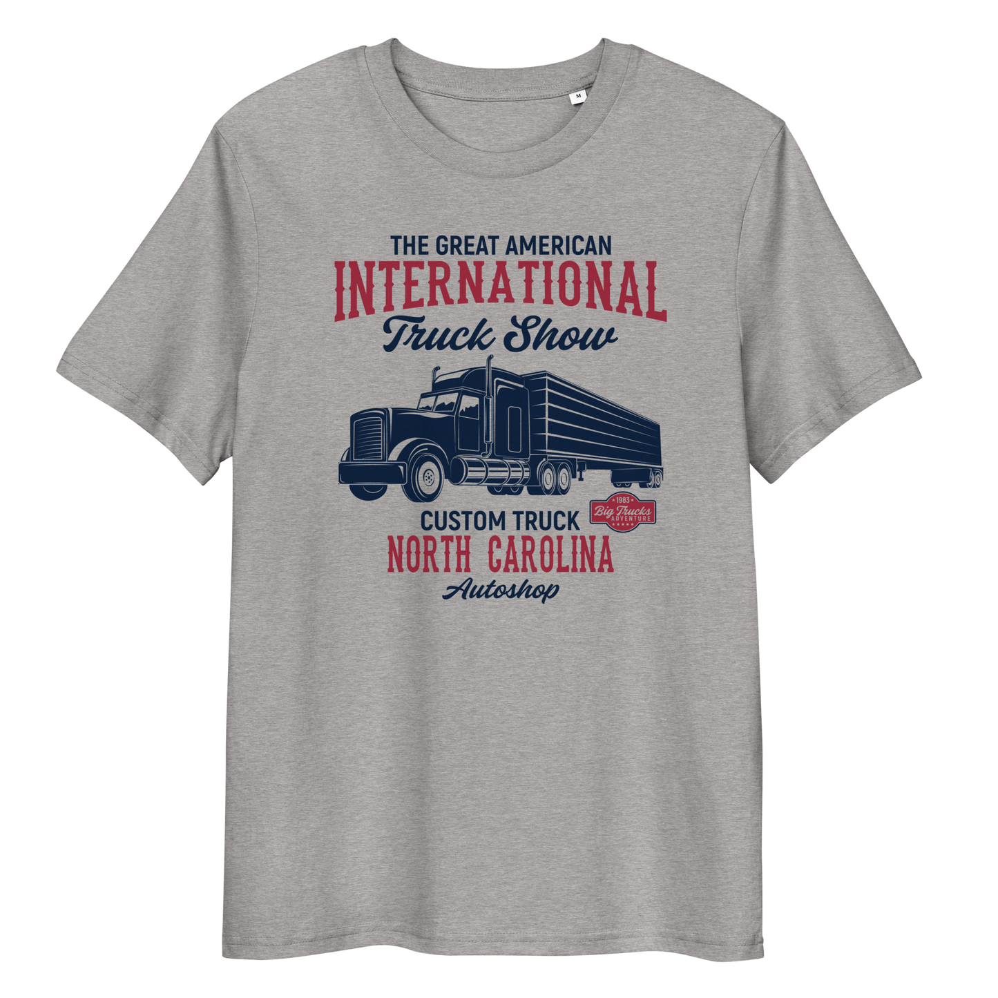 INTERNATIONAL TRUCK SHOW Unisex organic cotton t-shirt