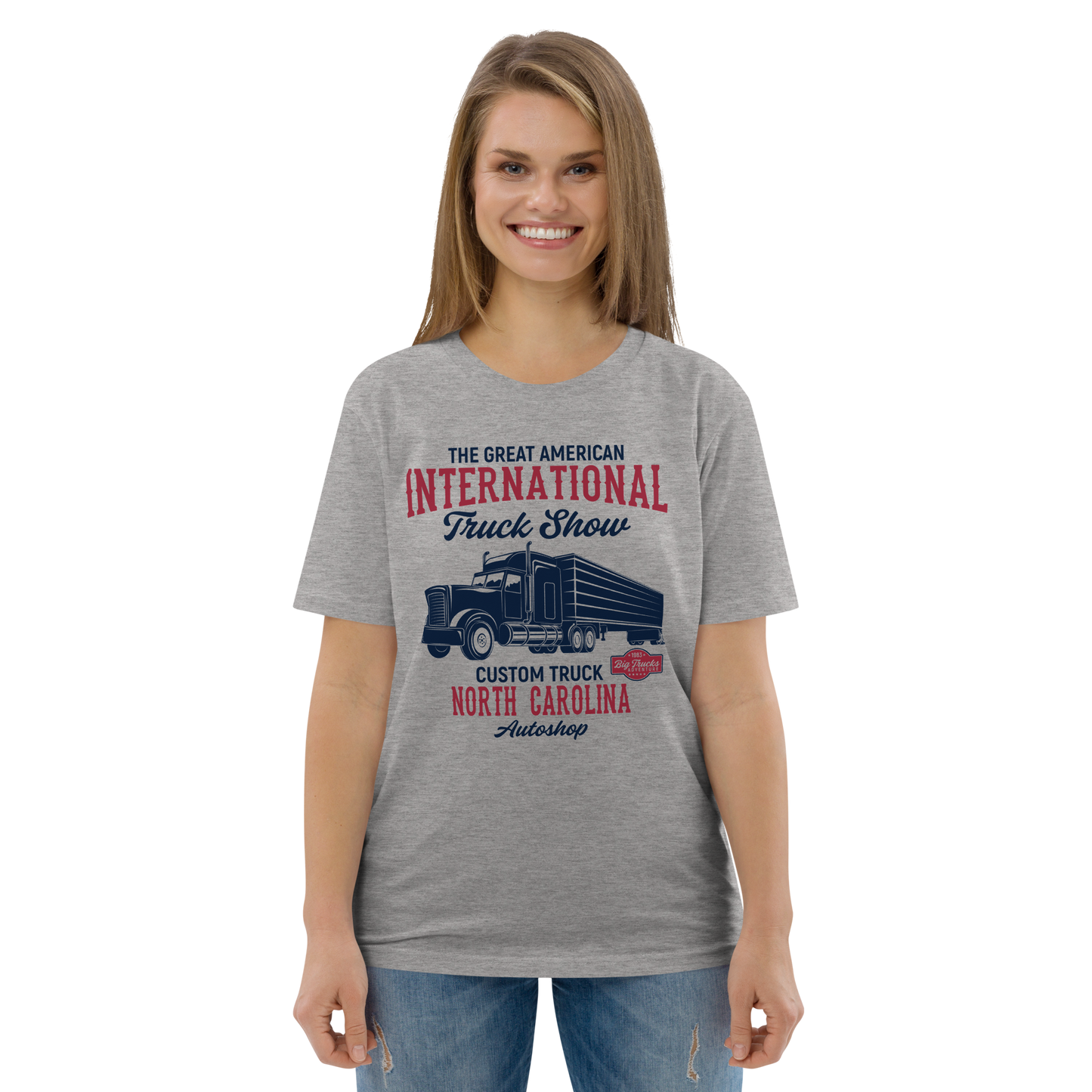 INTERNATIONAL TRUCK SHOW Unisex organic cotton t-shirt