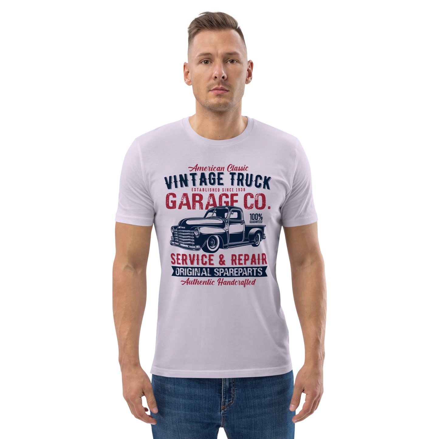 VINTAGE TRUCK Unisex organic cotton t-shirt