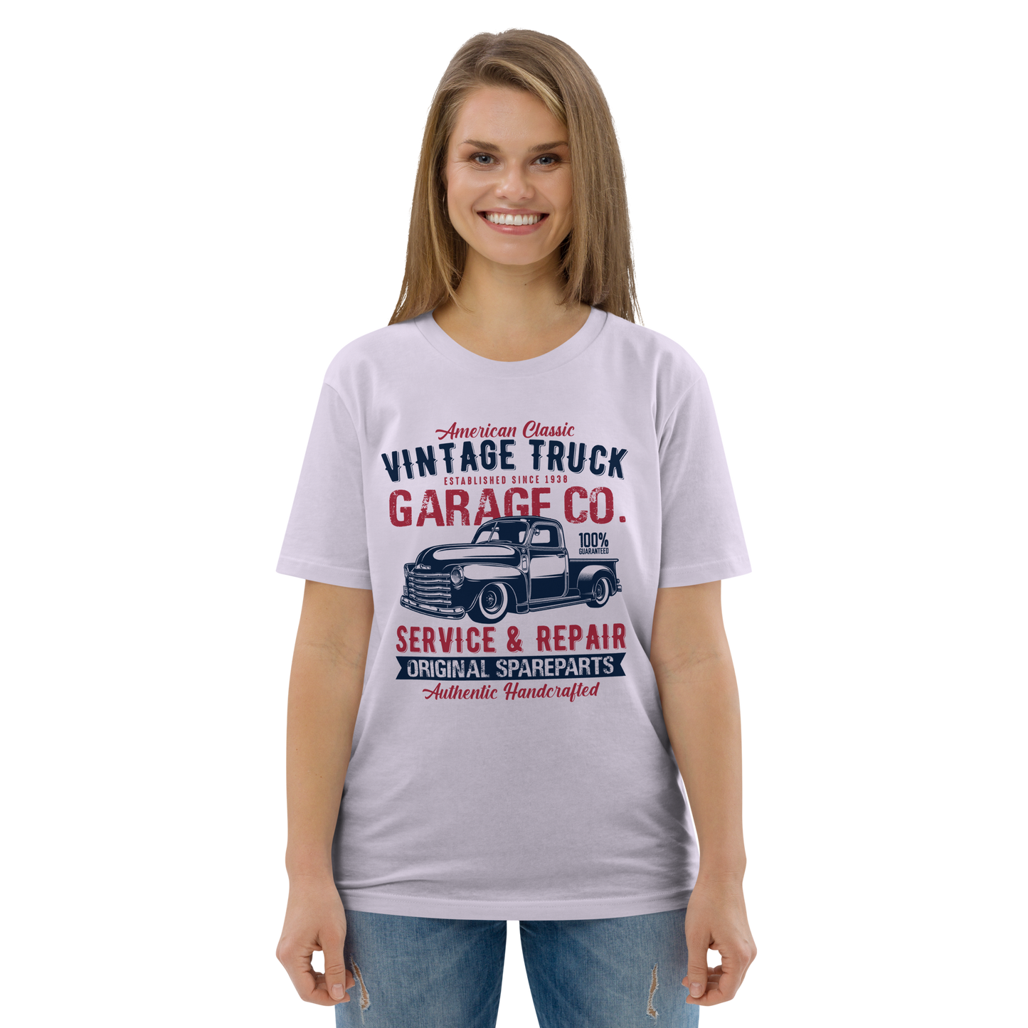 VINTAGE TRUCK Unisex organic cotton t-shirt