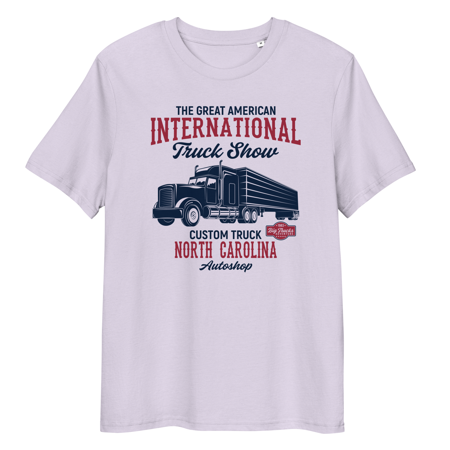 INTERNATIONAL TRUCK SHOW Unisex organic cotton t-shirt