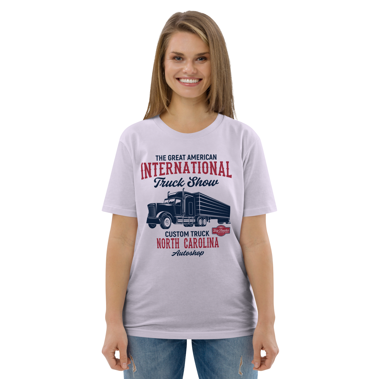 INTERNATIONAL TRUCK SHOW Unisex organic cotton t-shirt