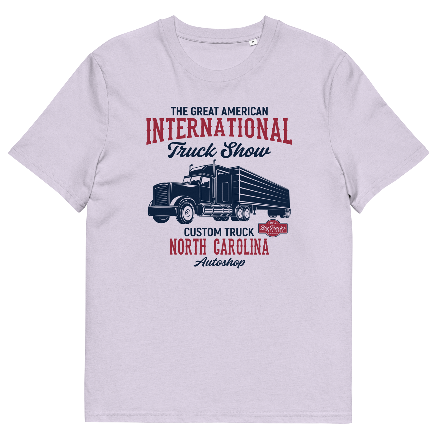 INTERNATIONAL TRUCK SHOW Unisex organic cotton t-shirt