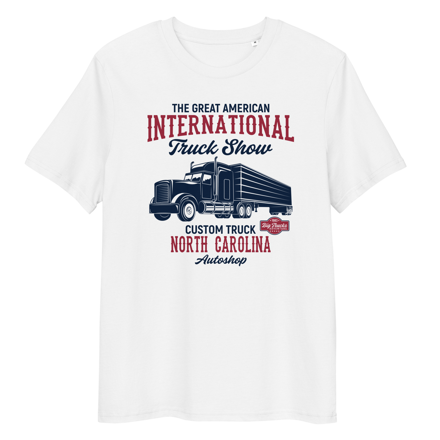 INTERNATIONAL TRUCK SHOW Unisex organic cotton t-shirt