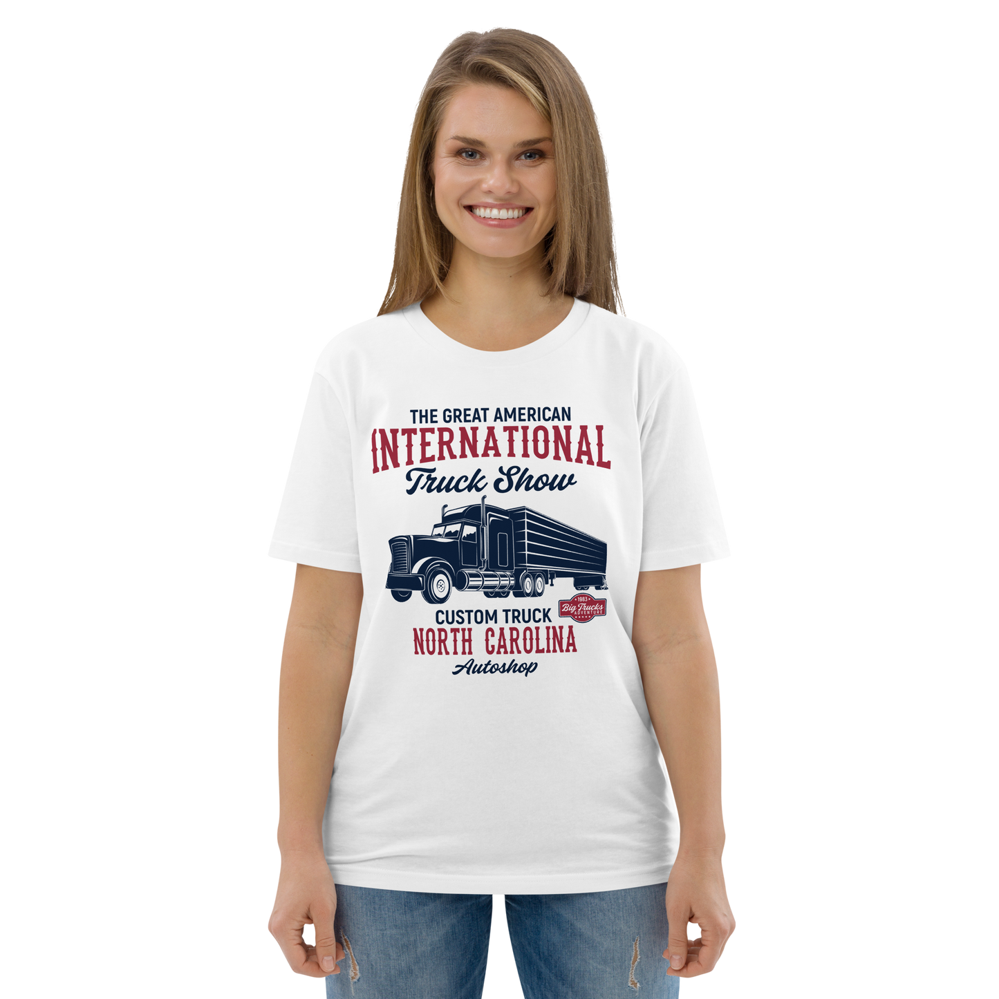 INTERNATIONAL TRUCK SHOW Unisex organic cotton t-shirt