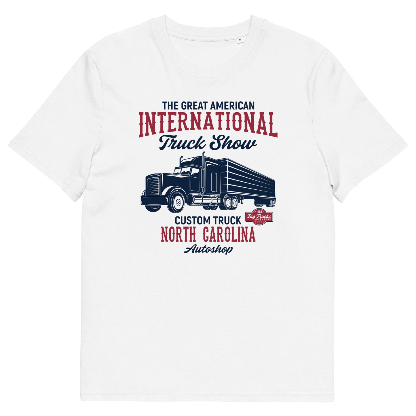 INTERNATIONAL TRUCK SHOW Unisex organic cotton t-shirt