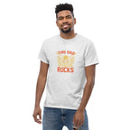THIS DAD ROCKS men's t-shirt - Printoo Shop - - Father's Day, men's t-shirt, Men’s Classic Tee | Gildan 5000, t-shirt