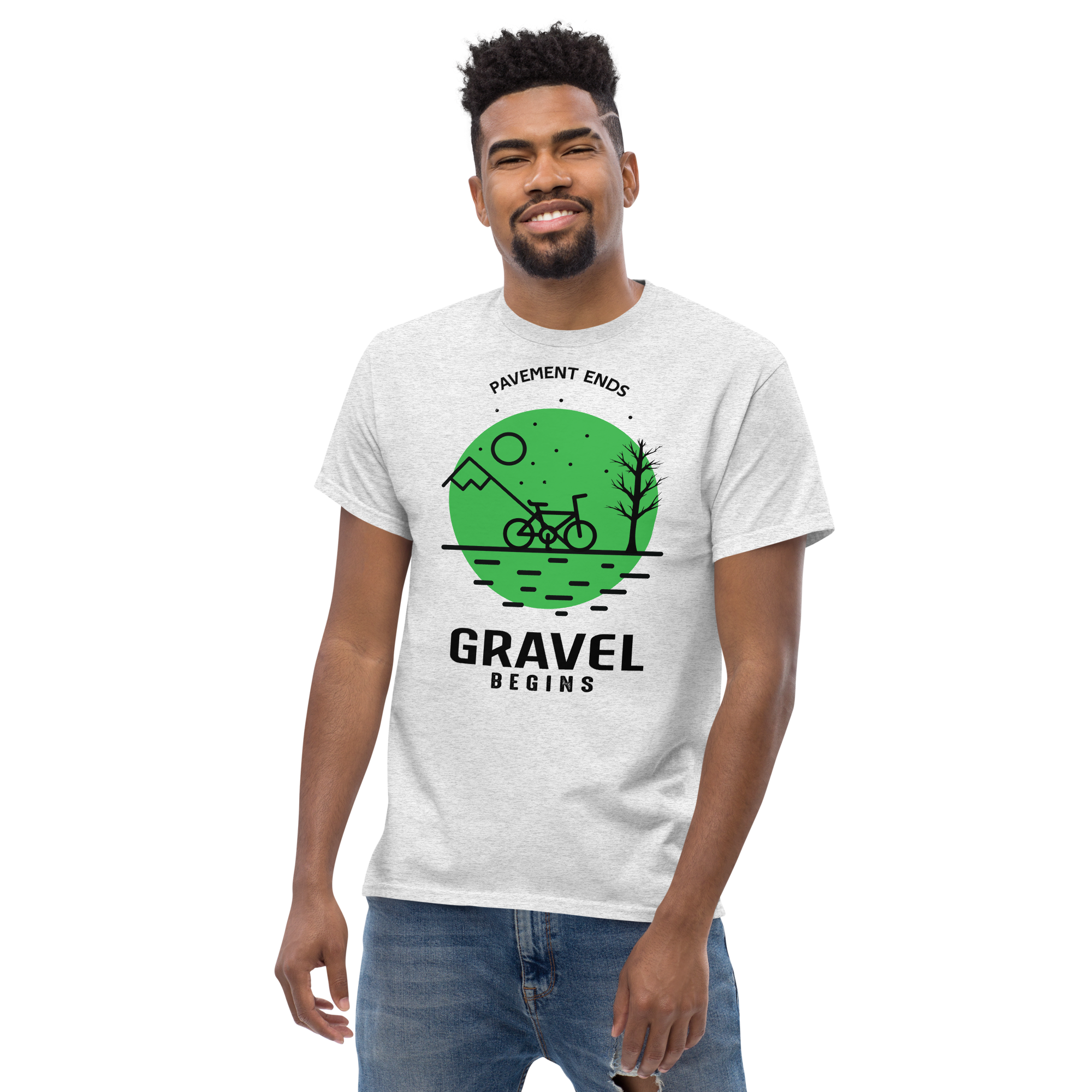 GRAVEL BEGINS unisex t-shirt