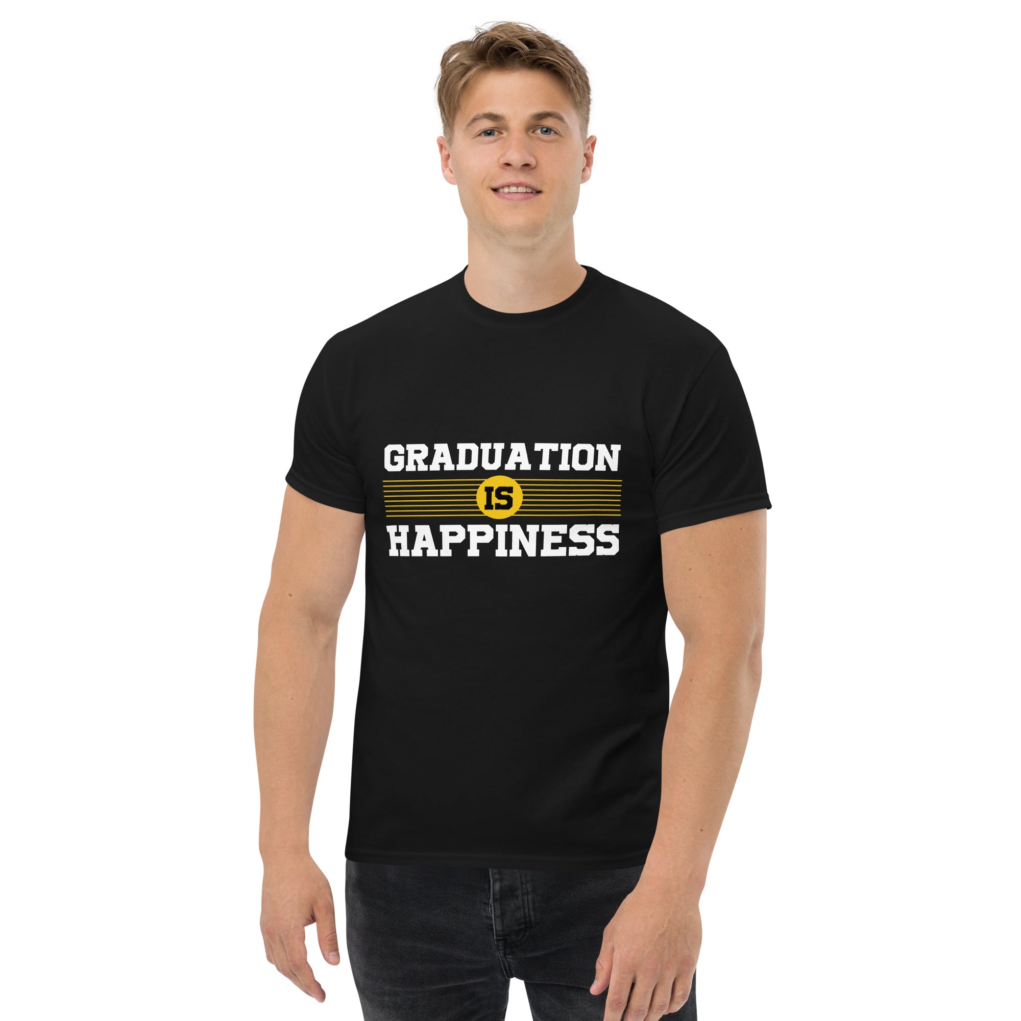 GRADUATION IS HAPPINESS Herren klassisches T-Shirt