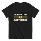 GRADUATION IS HAPPINESS men's t-shirt - Printoo Shop - - graduation, men's tee, Unisex Classic Tee | Gildan 5000