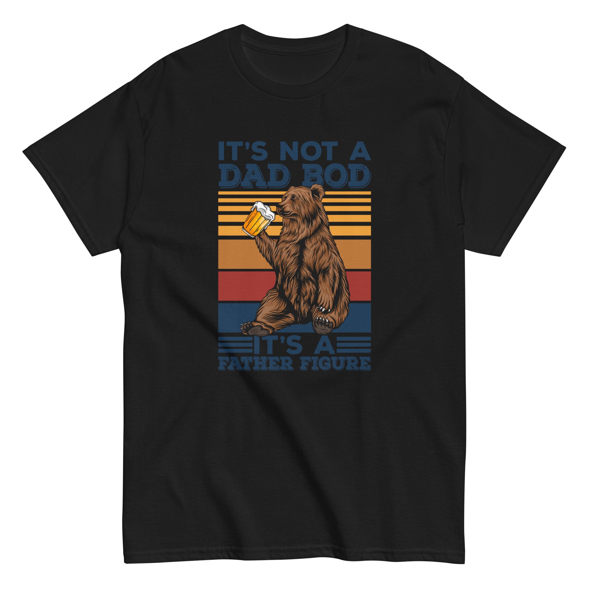 Camiseta de hombre con figura paterna y cuerpo de papá