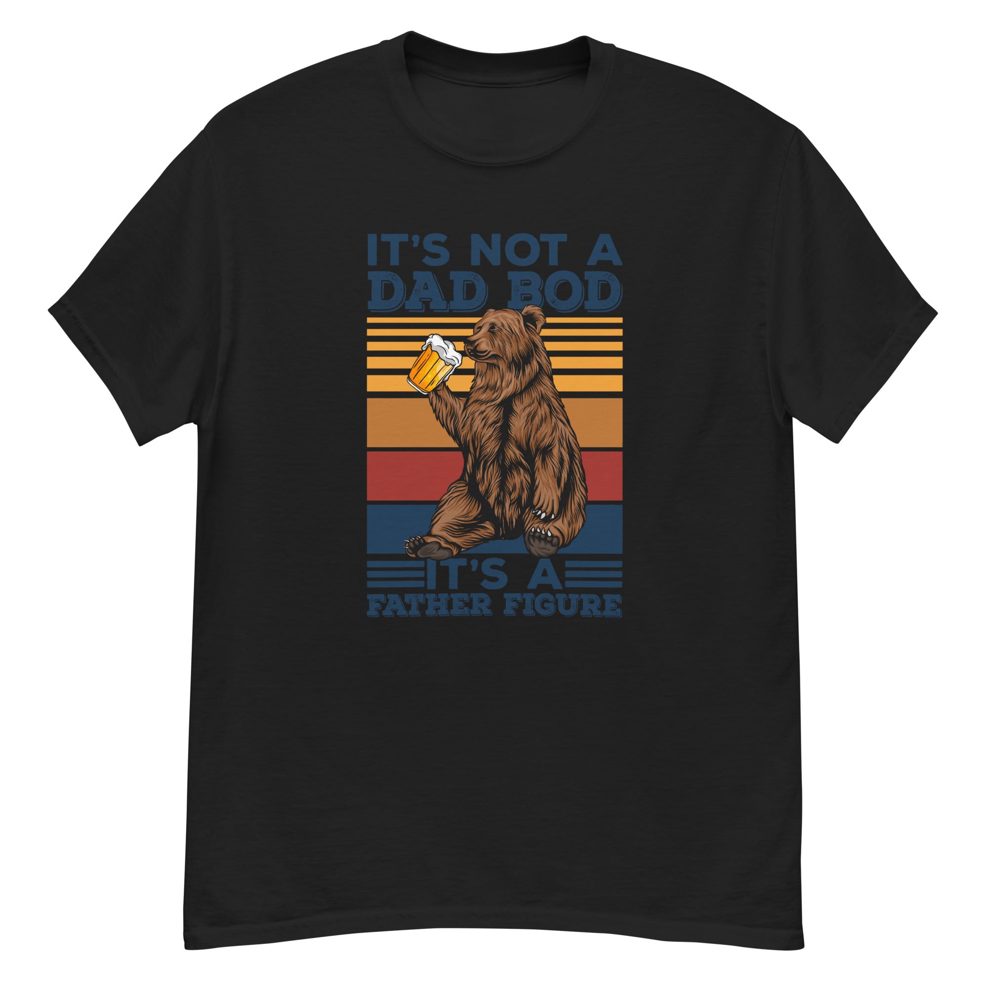 Camiseta de hombre con figura paterna y cuerpo de papá