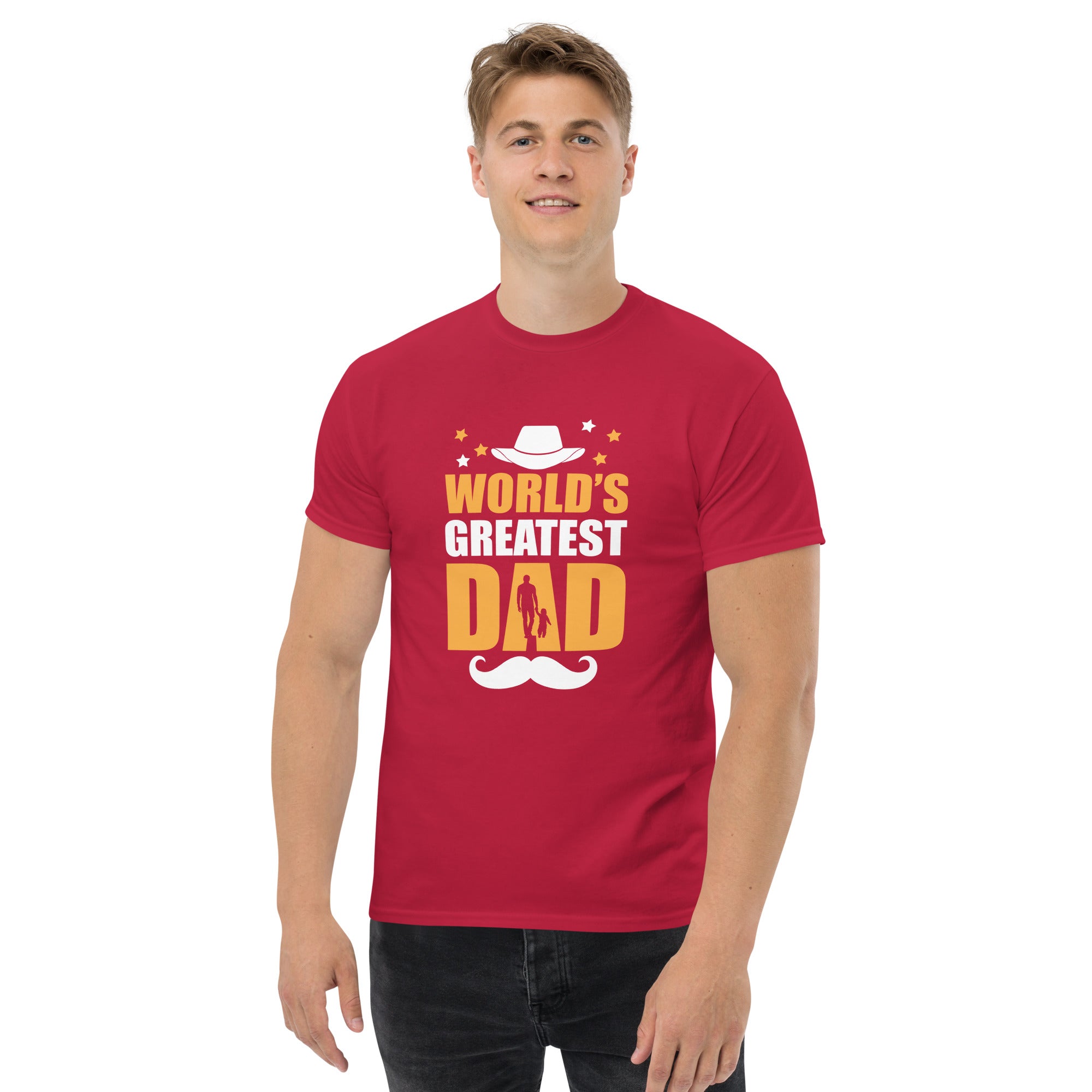 GRE ATEST DAD men's t-shirt