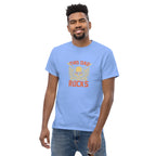 THIS DAD ROCKS men's t-shirt - Printoo Shop - - Father's Day, men's t-shirt, Men’s Classic Tee | Gildan 5000, t-shirt