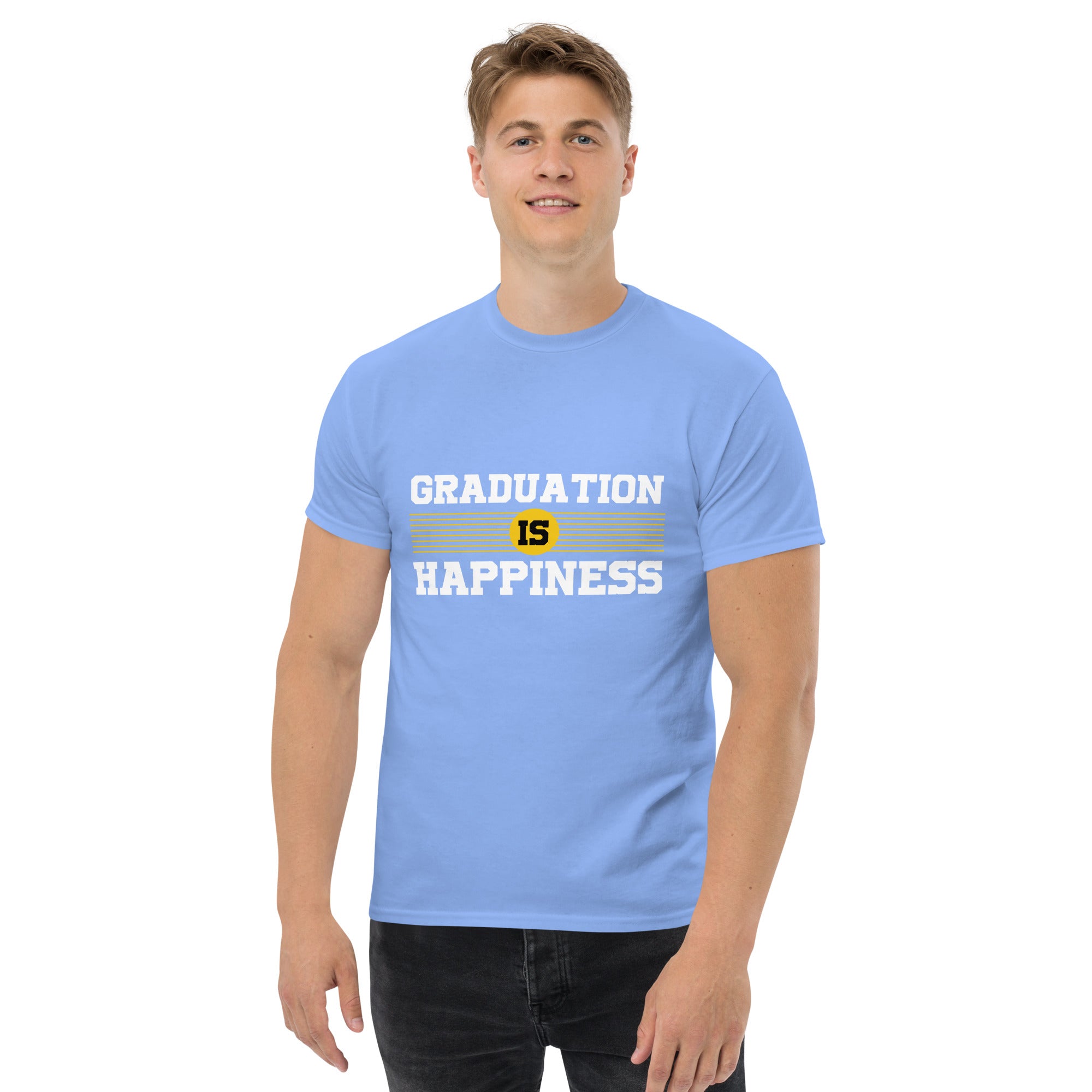 Camiseta para hombre LA GRADUACIÓN ES FELICIDAD