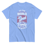 DAD'S WORLD Men's tee - Printoo Shop - - Father's Day, men's tee, Men’s Classic Tee | Gildan 5000, t-shirt, tee