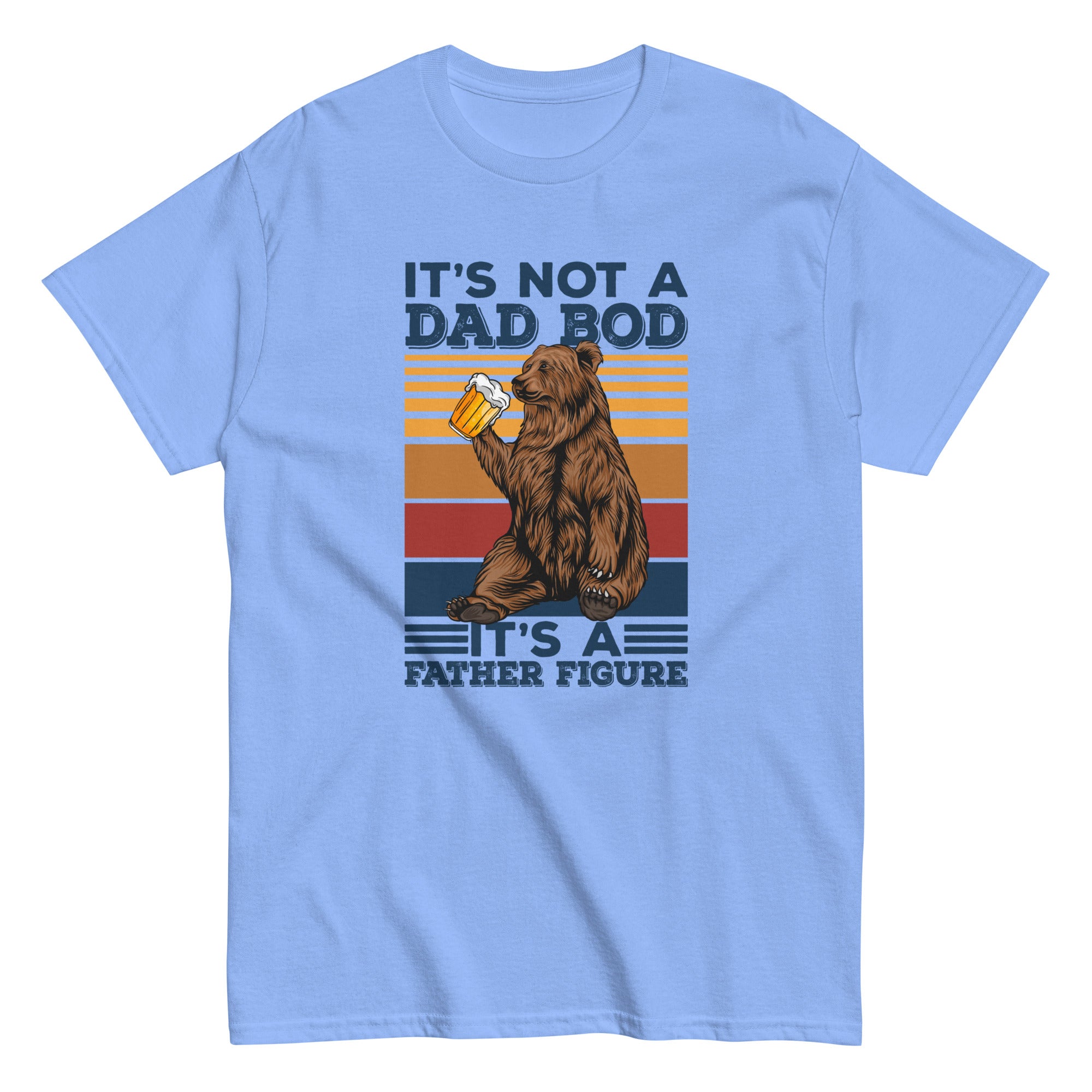 Camiseta de hombre con figura paterna y cuerpo de papá