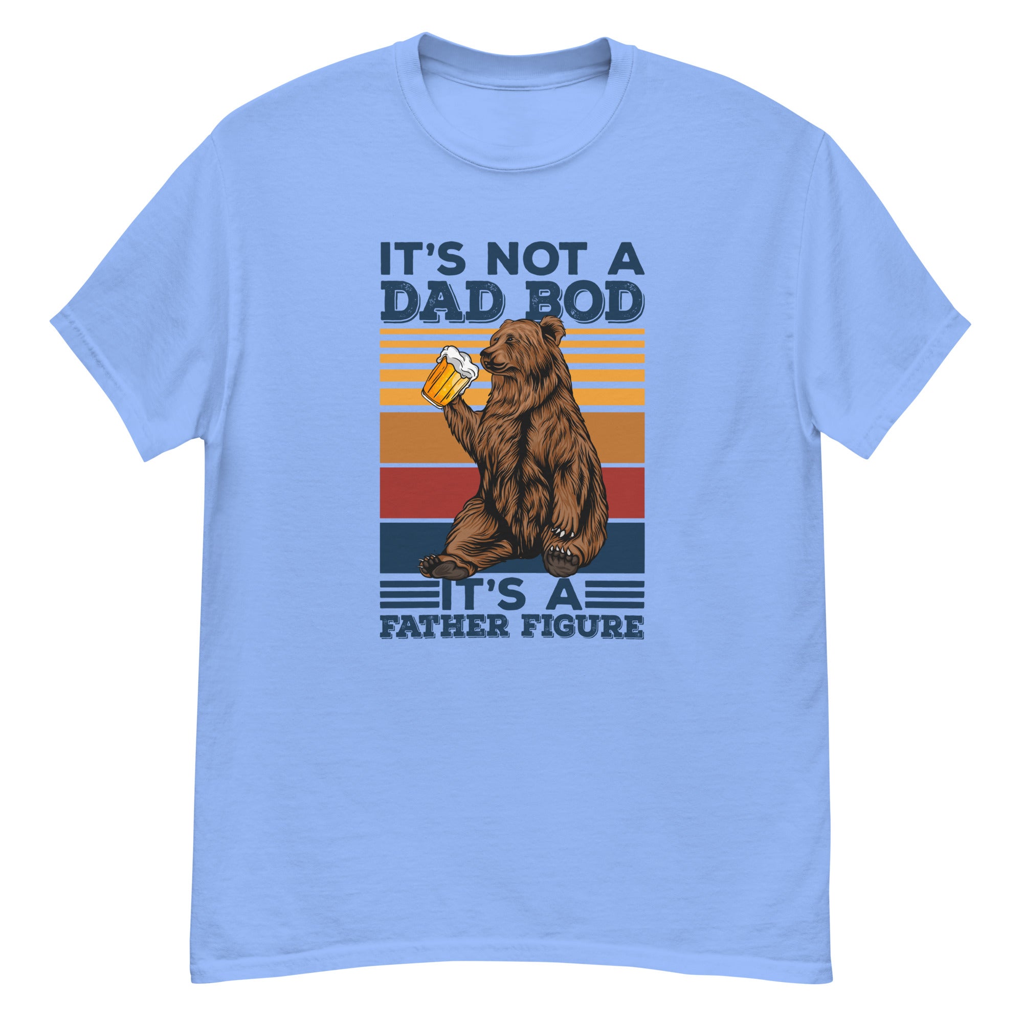 Camiseta de hombre con figura paterna y cuerpo de papá