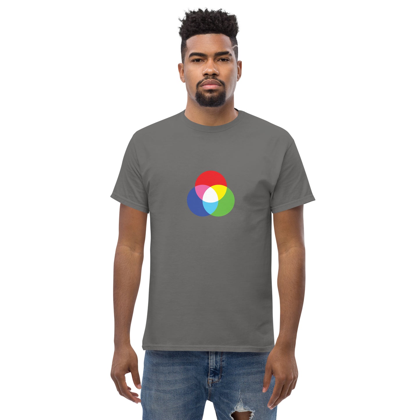 RGB CIRCLES men's t-shirt