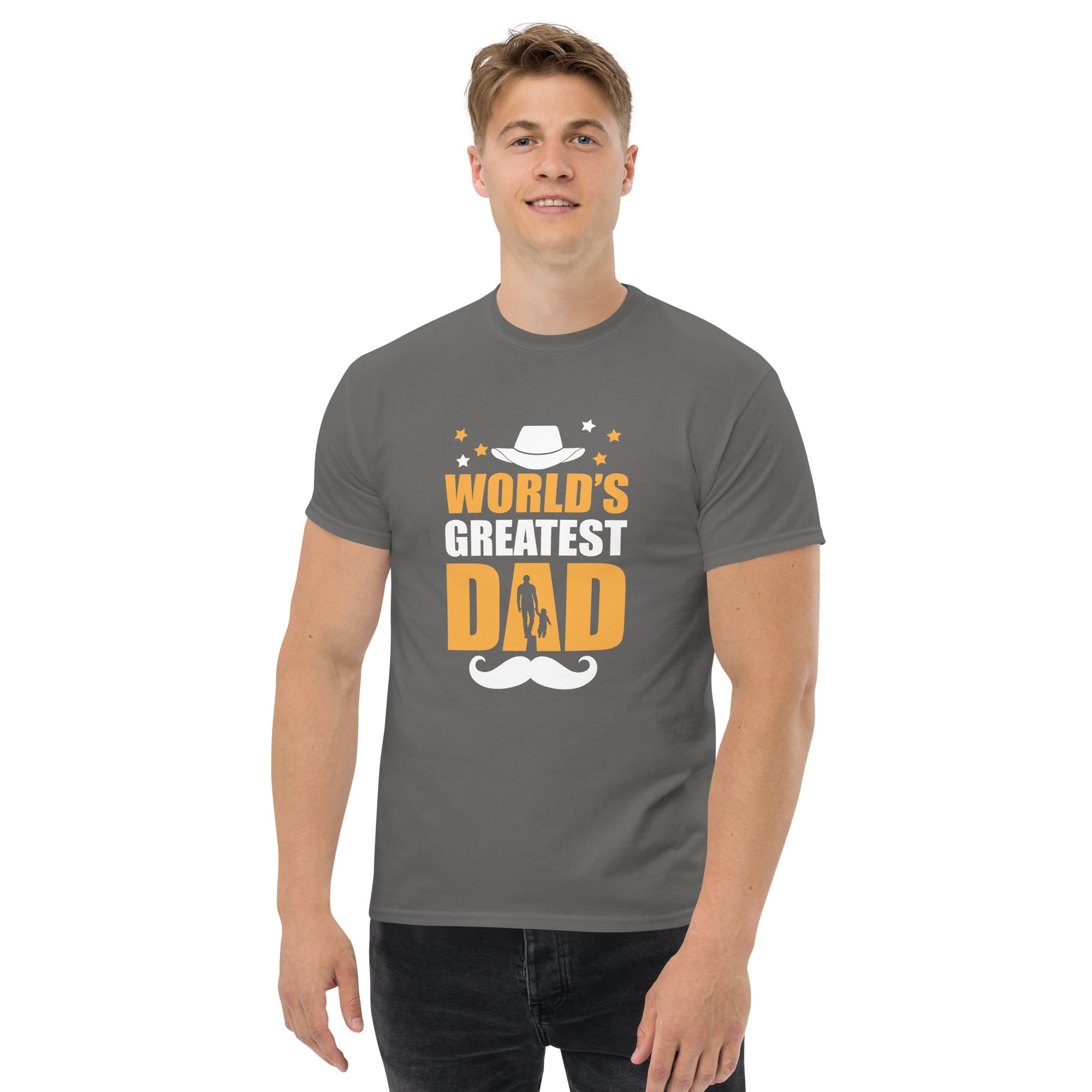 GRE ATEST DAD men's t-shirt