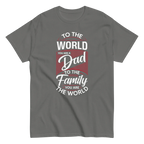 DAD'S WORLD Men's tee - Printoo Shop - - Father's Day, men's tee, Men’s Classic Tee | Gildan 5000, t-shirt, tee