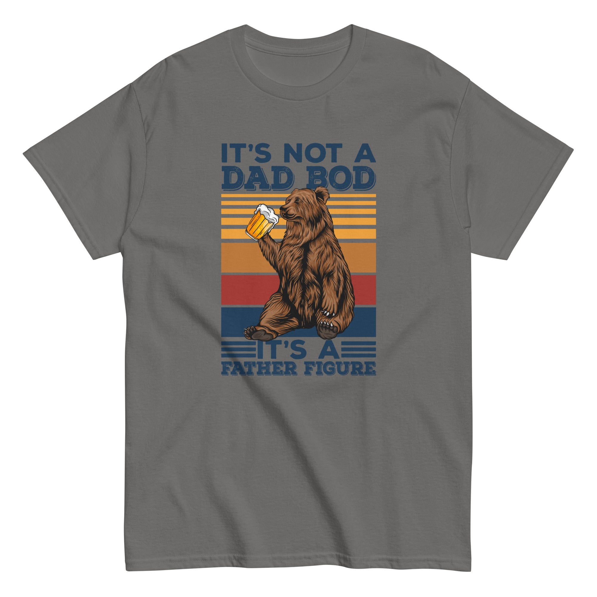 Camiseta de hombre con figura paterna y cuerpo de papá