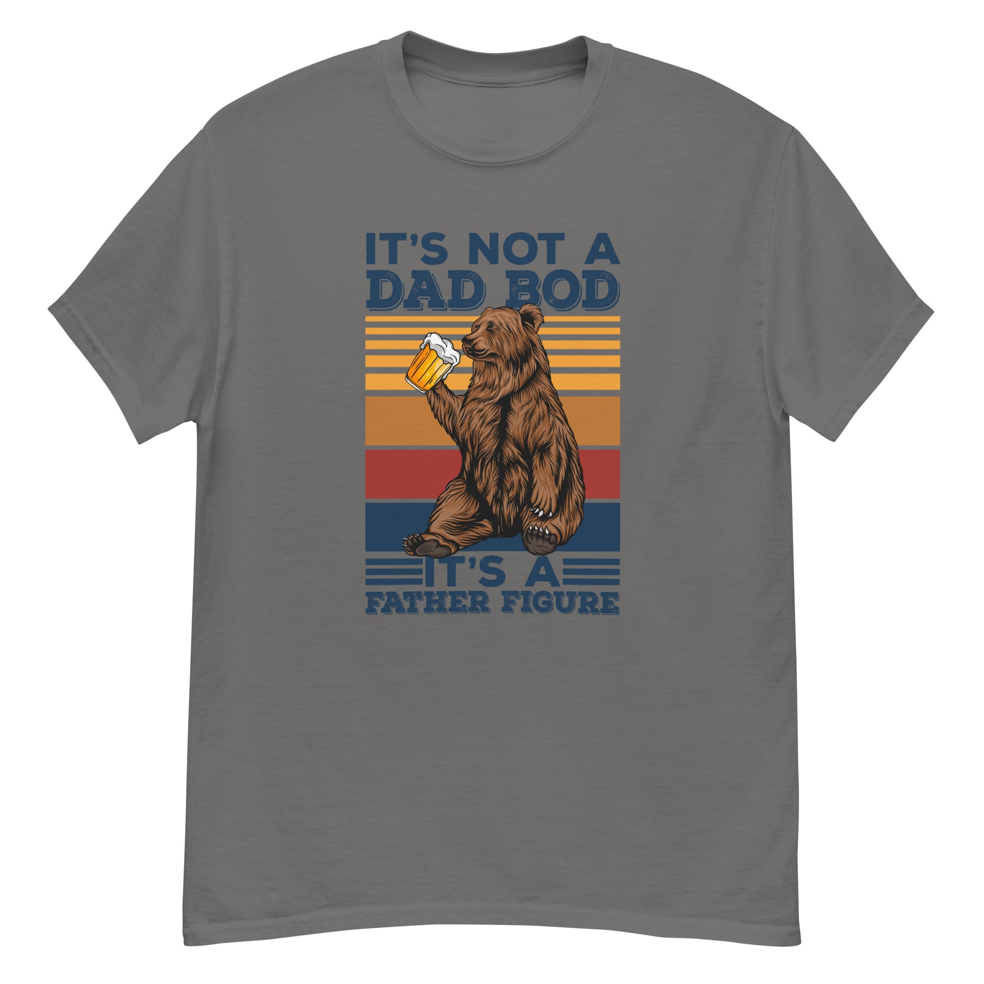 Camiseta de hombre con figura paterna y cuerpo de papá