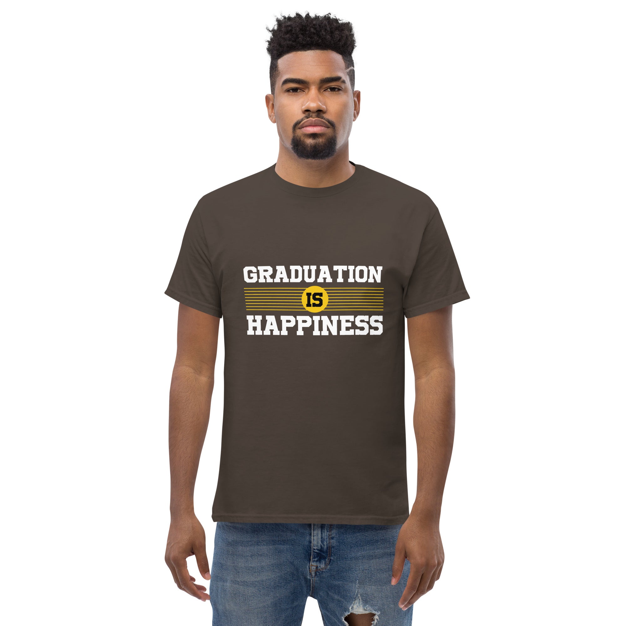 GRADUATION IS HAPPINESS Herren klassisches T-Shirt