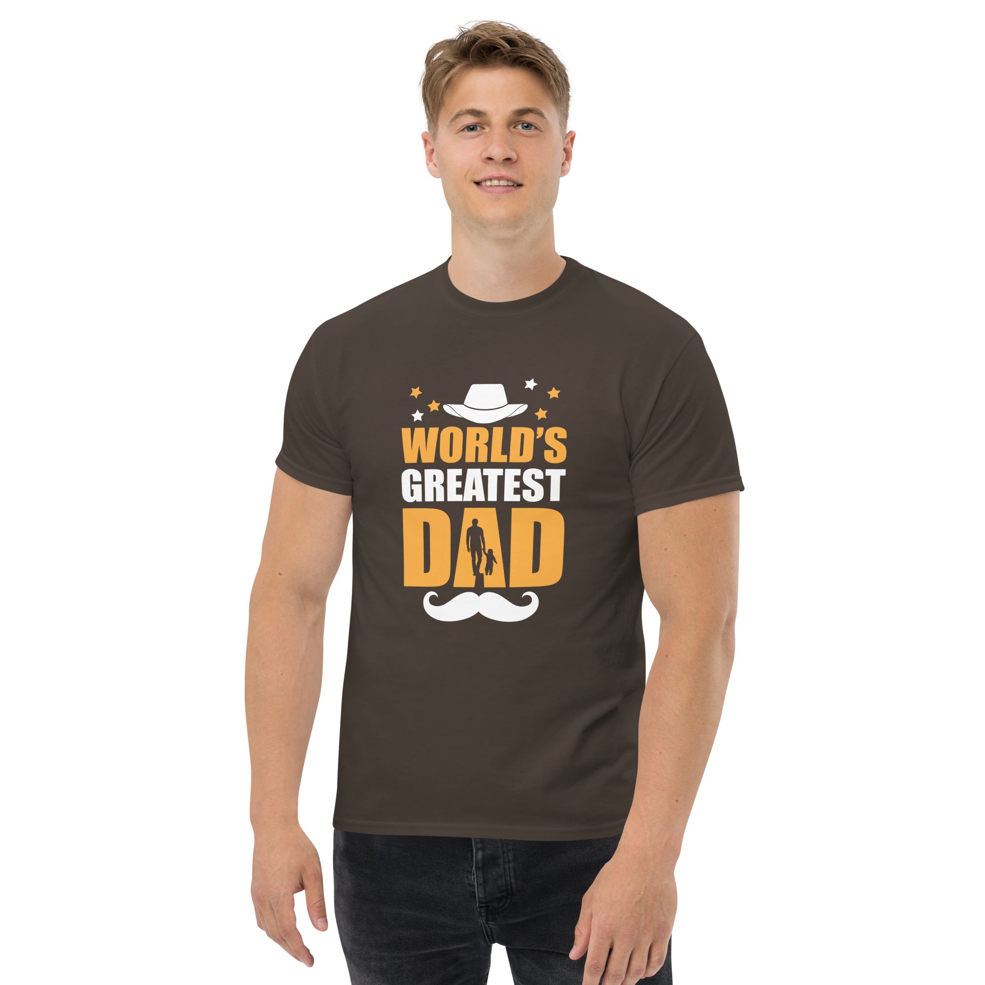 GRE ATEST DAD men's t-shirt