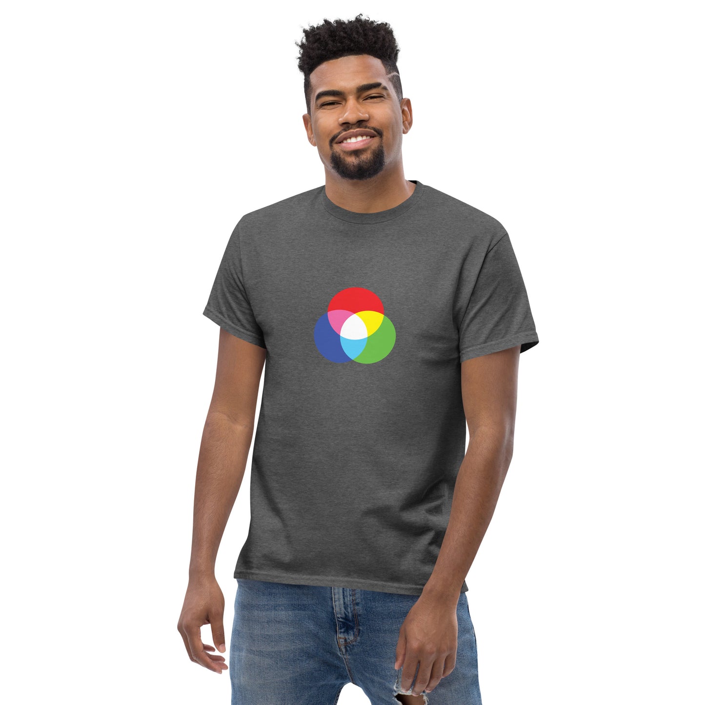 RGB CIRCLES men's t-shirt