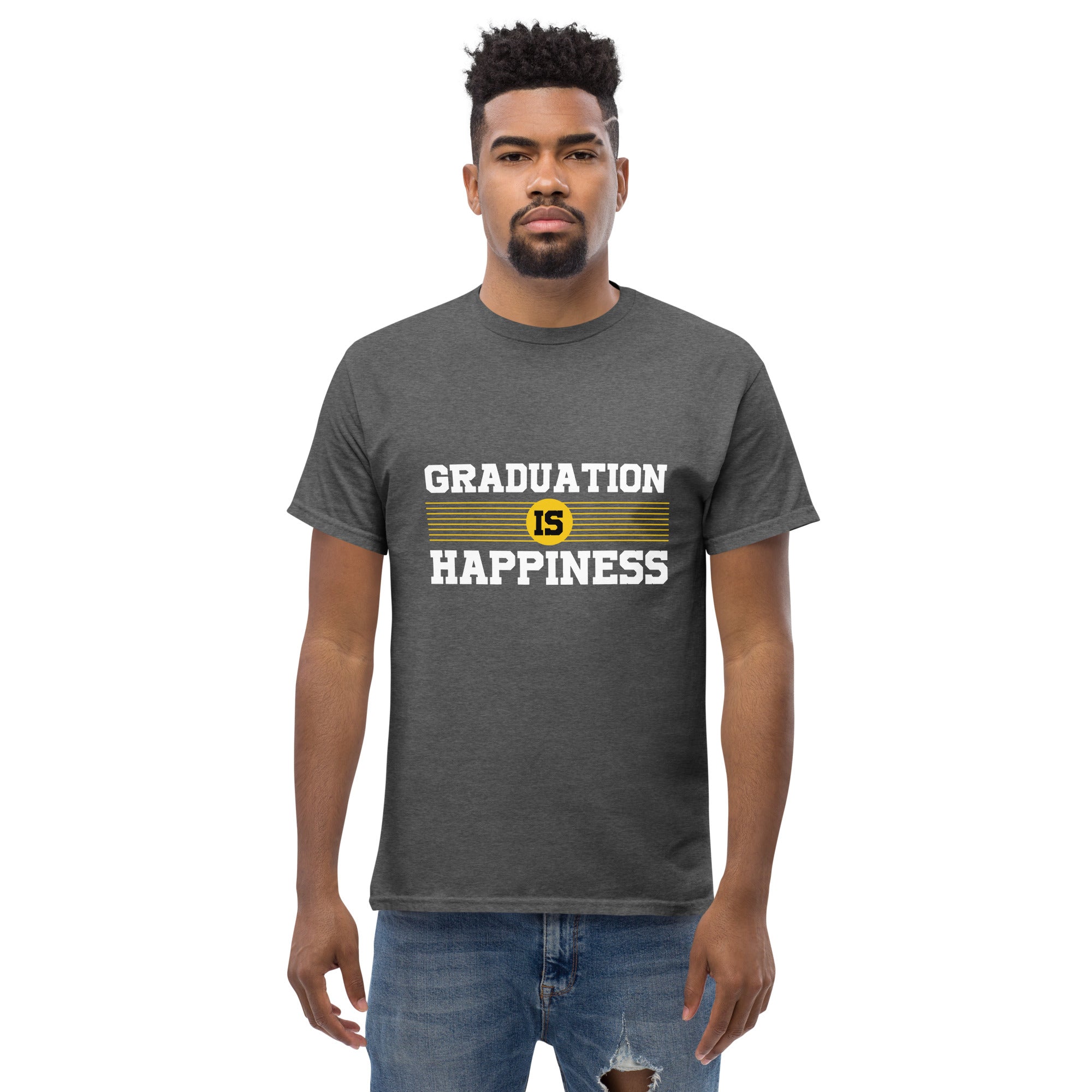 Camiseta para hombre LA GRADUACIÓN ES FELICIDAD