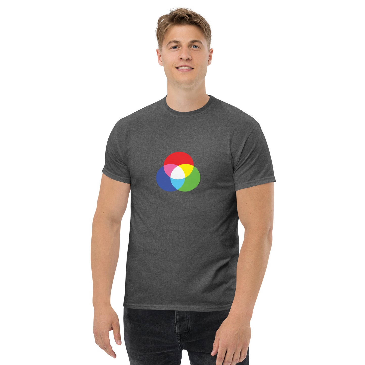 RGB CIRCLES men's t-shirt