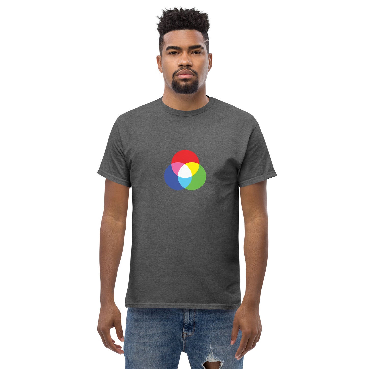 RGB CIRCLES men's t-shirt