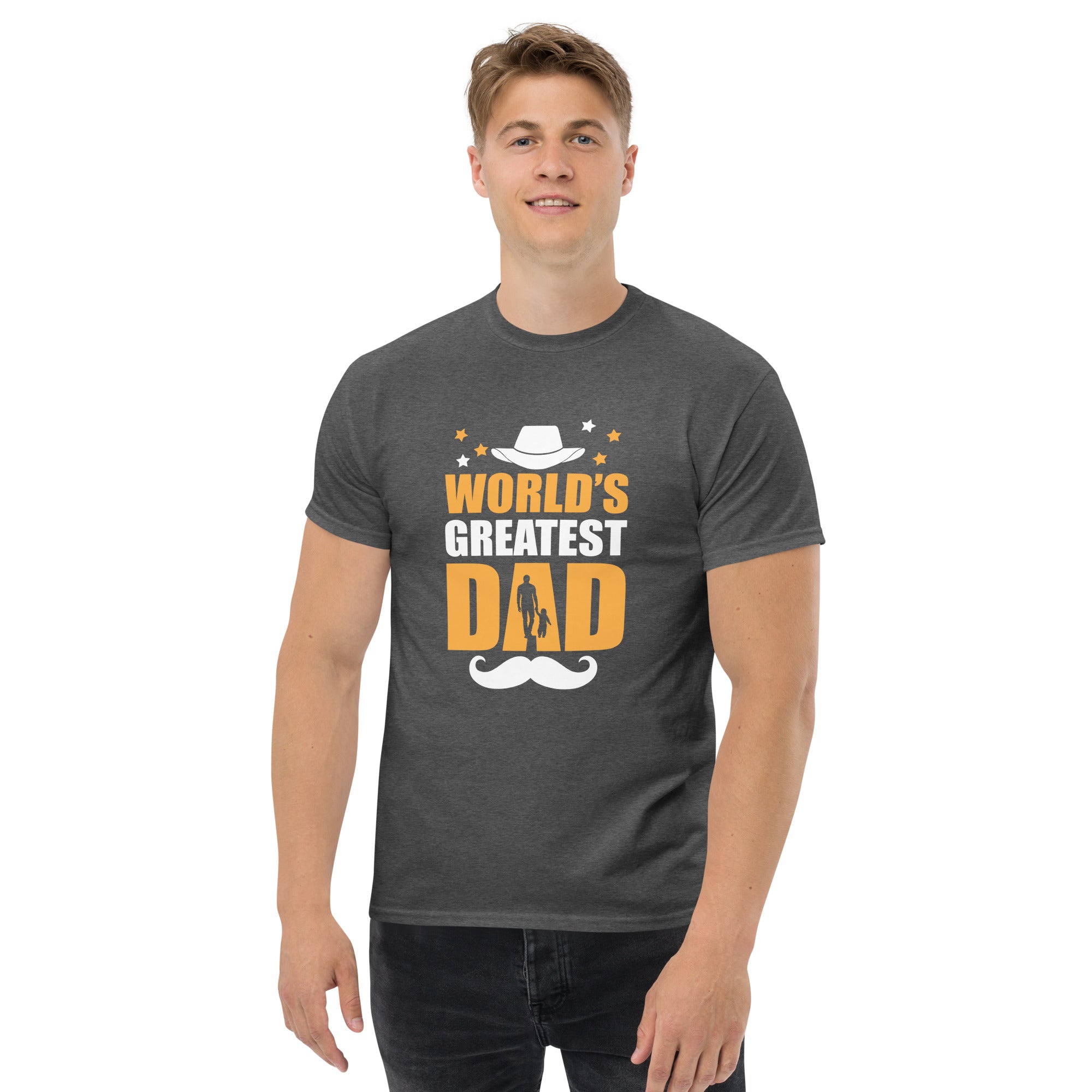 GRE ATEST DAD men's t-shirt