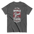 DAD'S WORLD Men's tee - Printoo Shop - - Father's Day, men's tee, Men’s Classic Tee | Gildan 5000, t-shirt, tee